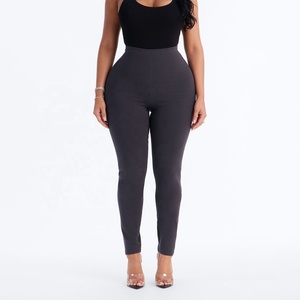 Leggings de sport super doux et légers, taille haute, pour femmes, 100% polyester, grandes tailles. - Product Image 1