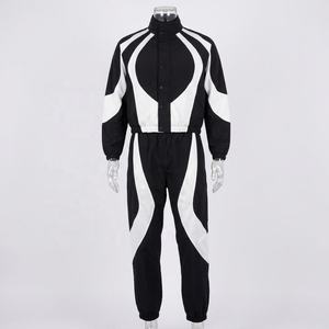 Women's Two-Piece Reversible Athletic <b>Tracksuit</b> Set High-Stretch 100% Cotton Hip-Hop Activewear Eco-Friendly Breathable Winter - Product Image 2