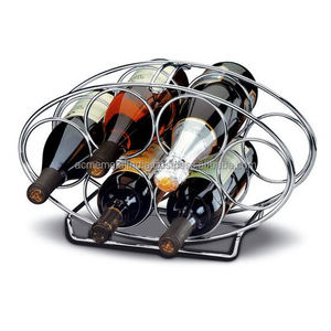 Elegante Botellero de Metal con Recubrimiento de Polvo Negro para 4 Botellas, Exhibición de Mostrador, Ideal para Bodas, Eventos y Uso Decorativo, de la India - Product Image 6