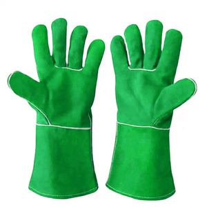 Guantes de Seguridad de Cuero Vacuno de Primera Calidad, Resistentes al Calor y de Alta Resistencia para Uso Industrial en Soldadura - Product Image 3
