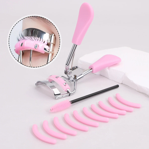 Stainless Steel Eyelash Curler Professional Makeup Beauty <b>Tool</b> Ergonomic Lash Curling <b>Tool</b> With Soft <b>Silicone</b> Replacement Pad - Product Image 5