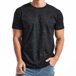 T-shirt en coton French Terry pour homme, col rond, décontracté, de qualité supérieure, pour tous les jours, fabrication OEM - Product Image 3