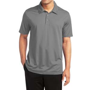 Polo pour homme 100 % polyester, haute qualité 220 GSM, tricoté uni, logo personnalisé, design sur mesure, vêtements de travail, faible MOQ, coupe classique - Product Image 1