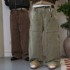 Wholesale WINRO SPORTS Custom Washed <b>Jeans</b> for Men Street Wear Hip Hop <b>Raw</b> <b>Hem</b> Sun Faded Regular Straight Vintage Mid Waist - Product Image 1