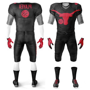 Men Club Soccer Shirt and <b>Padded</b> Pants High Quality Team Uniform Jersey Set American Football Uniform Manufacturer Team Player - Product Image 1
