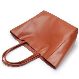 Everyday <b>Real</b> <b>Leather</b> Tote Bag Women Large Capacity Shoulder Handbag Genuine <b>Leather</b> Work Purse Custom Logo - Product Image 4