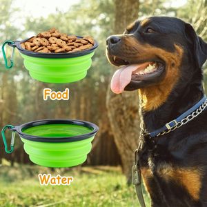 Set di 4 Ciotole Pieghevoli in Silicone Senza BPA per Cani e Gatti, Ideali per Viaggi - Product Image 4