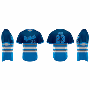 Uniforme Deportivo, 100% Poliéster, Transpirable, de Secado Rápido, Unisex, Jersey de Béisbol, Nueva Llegada, Alta Calidad, Personalizado, Impreso - Product Image 3