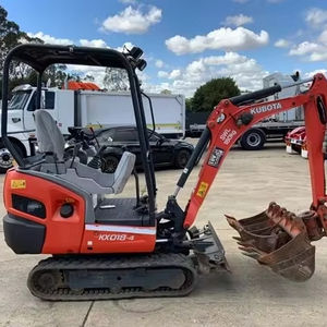 Excavadora Compacta Usada de 3000 kg, Color Amarillo, con Cuchilla Topadora Frontal y Orugas de Goma para un Nivelado Residencial Preciso - Product Image 1