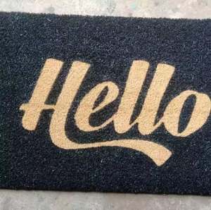 Tapis d'entrée en caoutchouc de fibre de coco de haute qualité Non brosse Durable antidérapant piégeage de la saleté facile à nettoyer Design moderne élégant - Product Image 1