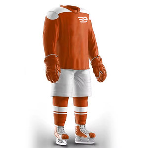 Tenue d'équipe de hockey sur glace professionnelle, prix d'usine, ensemble de vêtements de match de hockey sur glace personnalisé, vente en gros - Product Image 1