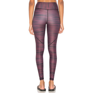 Leggings d'été taille haute élastiques en molleton pour femmes, sexy, pour fitness et yoga, en tissu respirant coton bambou, personnalisables, vente en gros - Product Image 5