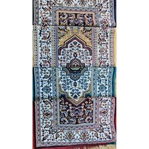 Tapis d'appoint moderne en polyester doux à motif oriental 2,5x6 pieds, tapis à poils longs pour la maison, l'hôtel, le restaurant, la chambre à coucher - Product Image 1