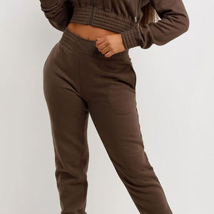 Conjuntos Deportivos de 2 Piezas para Mujer, Tallas Grandes, con Cierre, para Fitness, Deportes, Jogging, Tops Cortos y Pantalones Deportivos - Product Image 5