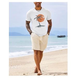 Nouvelle collection T-shirt décontracté pour homme en coton 100% tricoté à manches courtes imprimé avec des caractéristiques anti-boulochage et écologiques Bangladesh - Product Image 5