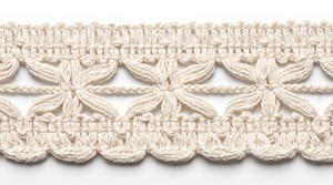 Elegante Encaje Floral Calado 100% Algodón para Decoración del Hogar, Prendas y Costura Decorativa - Product Image 5