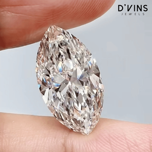 Diamants D'vins en vrac, taille Marquise, couleur D, pureté VS1 VVS1, 0.5ct 1ct 2ct 3ct, blanchis HPHT CVD pour la fabrication de bijoux - Product Image 2