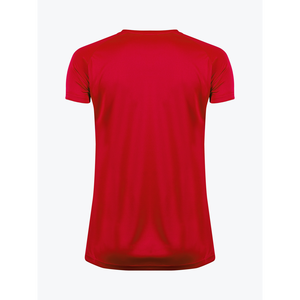 Functional Design Women Red Color Soccer Jersey Half Sleeve Breathable Football Shirt - Product Image 2