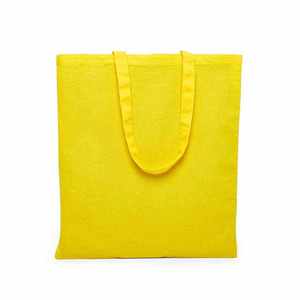 Reusable Cotton <b>Tote</b> Bag | Eco Friendly Large Capacity Shopper | Long Handle Grocery Shoulder Carryall | Custom Logo Promotional - Product Image 1