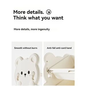 Scatola di immagazzinaggio di plastica impilabile a 3 livelli per i vestiti dei giocattoli-organizzatore durevole e facile da pulire cassonetti salvaspazio per camera da letto-moderno - Product Image 6