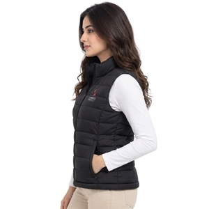 Chaleco Acolchado para Mujer, con Aislamiento, Cierre Frontal Completo, Bolsillos Laterales, Ajuste Cómodo, Tejido de Punto, Sin Mangas, Ligero - Product Image 2
