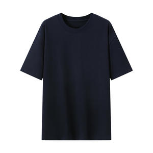 เสื้อยืดแขนสั้นทรงหลวม ผ้าฝ้ายแท้ 240 กรัม 32 เส้นด้ายคู่ ปักโลโก้ตามสั่ง ราคาโรงงานบังกลาเทศจีน สำหรับฤดูร้อน - Product Image 3