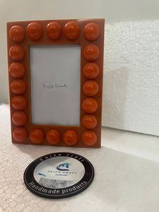 กรอบรูปเรซิ่นสีทองม่วงน้ำเงินหลากสี ดีไซน์ใหม่ ทำด้วยมือ ตกแต่งบ้านแบบตั้งโต๊ะ - Product Image 5