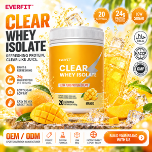 Fournisseur de poudre de protéines de lactosérum à la vanille en marque privée en Malaisie, fabrication OEM de shakes WPC sur mesure, croissance musculaire pour adultes, 20-29g - Product Image 1