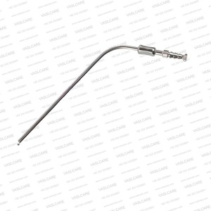 Tubo de Succión Quirúrgica Adson de 6 Pulgadas, Cánula de Succión ENT de Acero Inoxidable de 2 mm de Diámetro, Aspirador Médico Angulado Vaslcare - Product Image 1