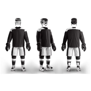 Best Selling 100% Polyester Ice Hockey Uniform Set Breathable Quick Dry Customizable Comfortable Lightweight Easy Wear - Product Image 1