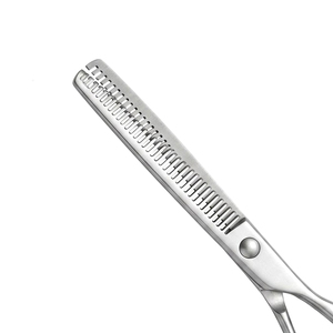 Reliable Stainless Steel Hair Thinning <b>Shears</b> Blunt Tip Professional Barber Scissors Salon Texturizing <b>Tool</b> Long Handle - Product Image 6