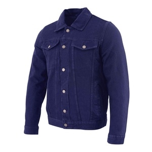 Veste en jean vintage élégante pour homme, personnalisable, tendance printemps, 100 % coton respirant, logo frontal - Product Image 5
