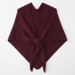 Écharpes en cachemire 100 % pour femmes, châles poncho épais de luxe personnalisés en gros, couvertures en pashmina tricotées, écharpes unies d'hiver - Product Image 1