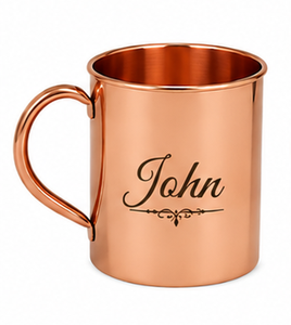 Taza de cobre personalizada con el nombre de David y grabado personalizado |   Taza para Beber Hecha a Mano de Cobre Puro |   Taza de Regalo Premium - Product Image 4