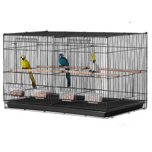 Jaula para Pájaros XL de 30 Pulgadas, Apilable y Dividida, para Periquitos Pequeños, Loros, Canarios, Cacatúas, Agapornis, Pinzones y Periquitos Inflados - Product Image 1