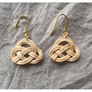 ต่างหูทรงเรขาคณิตสไตล์โบฮีเมียนทำจากหวายสำหรับฤดูร้อนจากเวียดนาม เป็นมิตรกับสิ่งแวดล้อม น้ำหนักเบา เหมาะสำหรับความงามและเป็นของขวัญ - Product Image 2