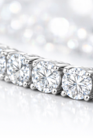 Boucles d'oreilles créoles classiques en zircon pavé, en argent sterling 925 plaqué rhodium, certifiées, bijoux fins pour femmes, pour fêtes et occasions spéciales