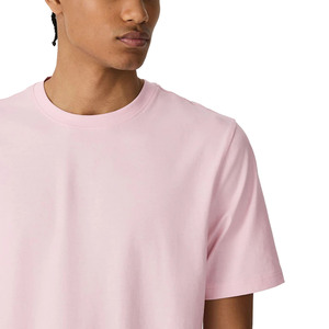 Camiseta de cuello redondo para hombre, manga corta, tejida, lisa, informal, para uso diario, con logo personalizado, proveedor mayorista de Pakistán y China, personalizable. - Product Image 1