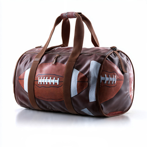 American Football Duffel Bags Sportswear Travel Sublimation Football Duffle Bags Unisex Handbags Outdoor Workout Duffel Bag - Product Image 5