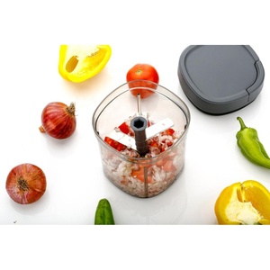 Processore per aglio a cipolla e aglio a mano pratico Mini Cutter da cucina resistente per uso portatile - Product Image 3