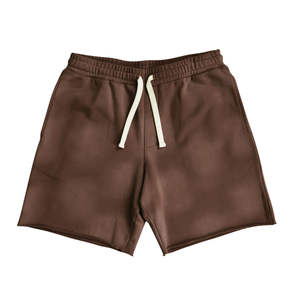 Pantalones Cortos de Moda para Hombre con Lavado Ácido en Felpa 100% Algodón, Pantalones Cortos Casuales para Niños, Pantalones Cortos de Verano para Hombre - Product Image 1