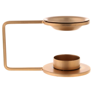 Bronze Incense <b>Burner</b> With Floral Cutout Lid <b>For</b> Religious Use Home Office Decor Incense Holder On Sale - Product Image 3