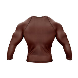 Personnalisez votre propre logo sur un rashguard à manches longues sublimé, rashguard MMA, rashguard BJJ, maillot de compression MMA pour moi - Product Image 3