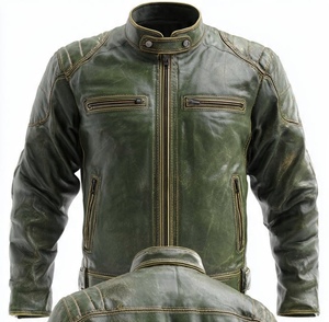 Veste en cuir de haute qualité, très élégante et stylée - Product Image 5