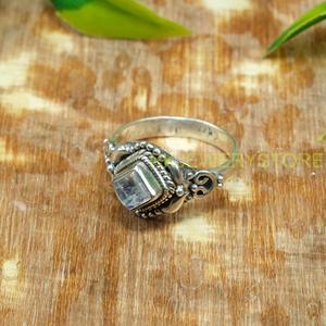 925 Sterling Silver Handmade Natural Moonstone <b>Ring</b> for Women Vintage Filigree Designer <b>Statement</b> <b>Ring</b> Wholesale Silver <b>Ring</b> - Product Image 6