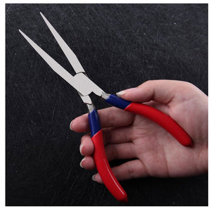 7 Inch <b>Long</b> Flat <b>Nose</b> Pliers Stainless Steel Smooth Jaw Jewelry Making <b>Long</b> <b>Nose</b> Wire Bending Forming Tool - Product Image 5