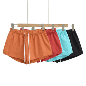 Women's Summer Loose Retro Casual Chic Fashion Shorts Elastic Waist Closure Mid Waist Breathable Quick Dry Spandex/Polyester - Product Image 5