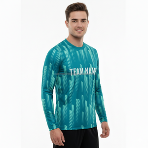 T-shirts à manches longues personnalisés durables, impression par sublimation, vêtements personnalisés, vente en gros, rapide et bon marché - Product Image 3