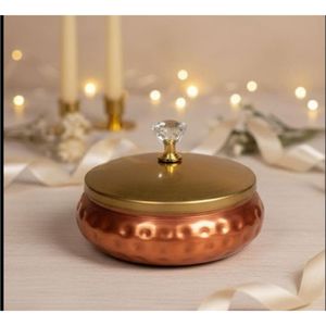 Juego de Recipientes Herméticos de Aluminio con Acabado Latón para Frutos Secos, Té, Café y Azúcar, Utensilios de Mesa, Recipientes Metálicos para Almacenamiento, para Hotel y Hogar - Product Image 4