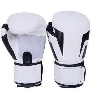 Gants de boxe en cuir PU personnalisés avec logo, pour compétition et entraînement adulte, 10oz 12oz 14oz 16oz, à lacets, vente en gros - Product Image 4